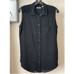 Uniqlo silk sleeveless top